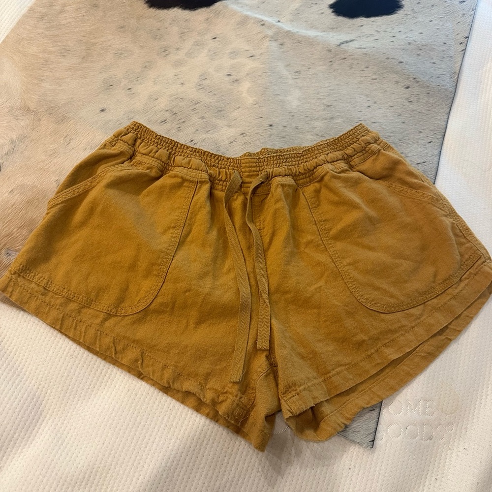 Altar’d State Mustard Yellow shorts, large
